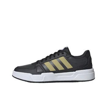 Adidas Anti Slip Wear Resistant Low Top Skateboard Shoes Unisex Black Gold