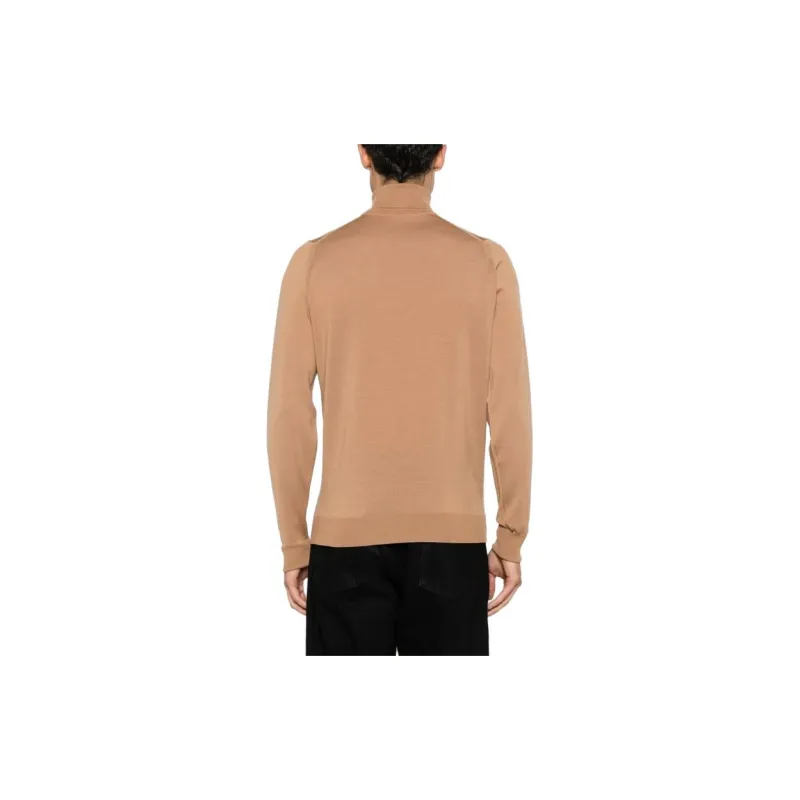 JOHN SMEDLEY Fine knit Wool Roll neck Jumper-2