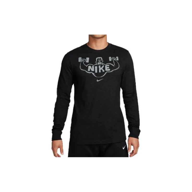 Nike T Shirts Men Black-3
