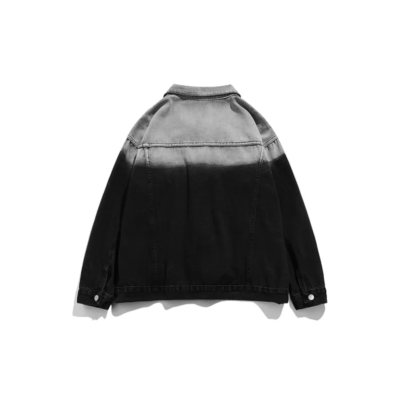 M MAICCO Denim Jacket Unisex Black-3