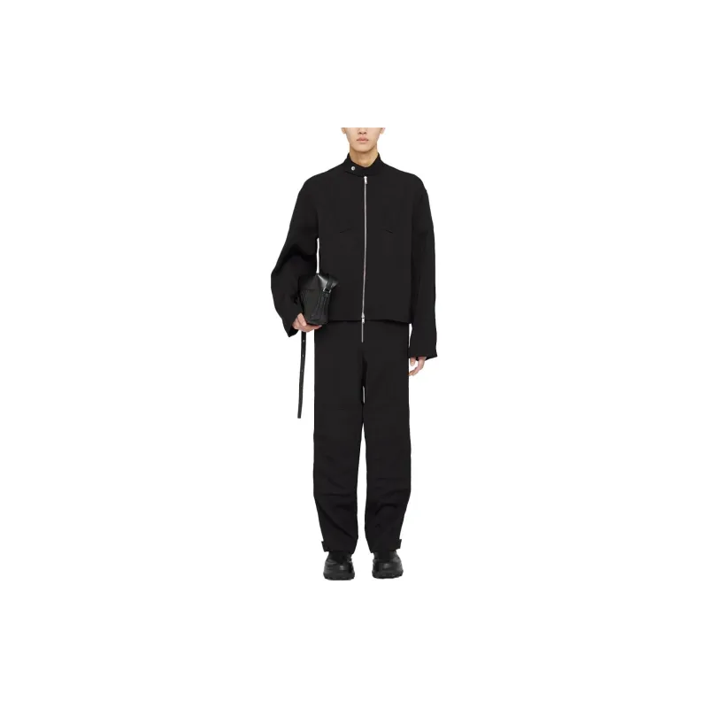 JIL SANDER Zip up Biker Jacket-1