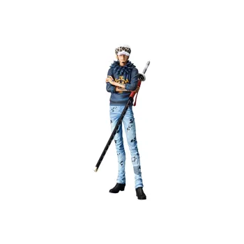BANPRESTO Trafalgar D. Water Law Glass Factory One Piece Ros Bonus Gift Scale Figures 29cm