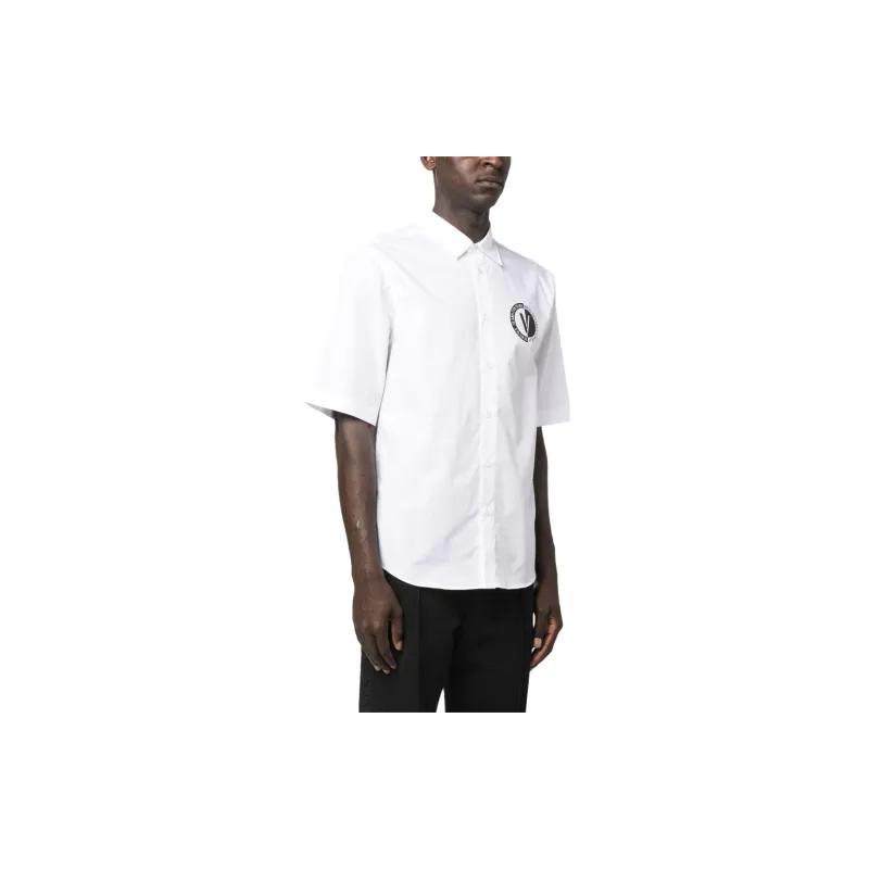 VERSACE JEANS COUTURE V Emblem Print Shirt-3