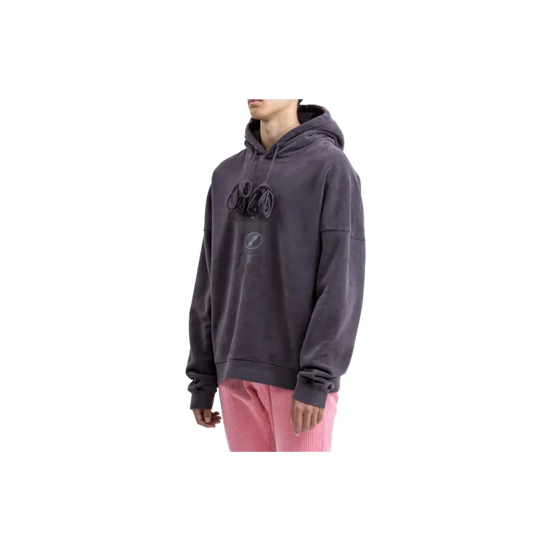 WE11DONE Sweatshirts Unisex Charcoal-4