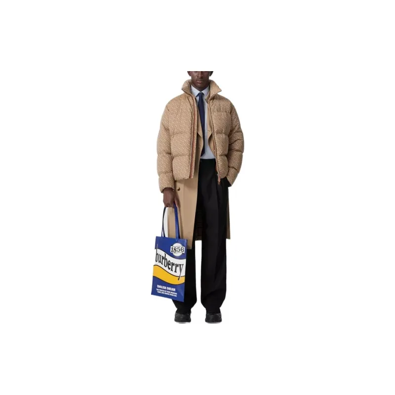 Burberry Monogram Motif Jacquard Puffer Jacket-2
