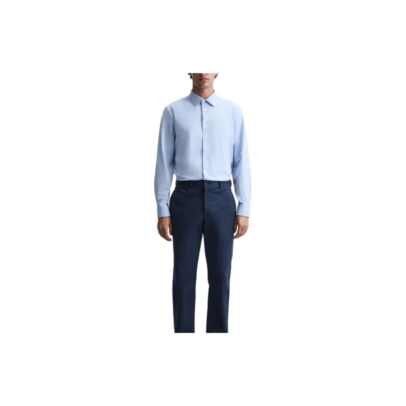 ZARA Shirts Men Light Blue-2