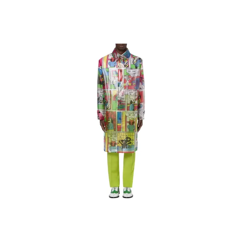 MOSCHINO Trench Coats Men Multicolor-2