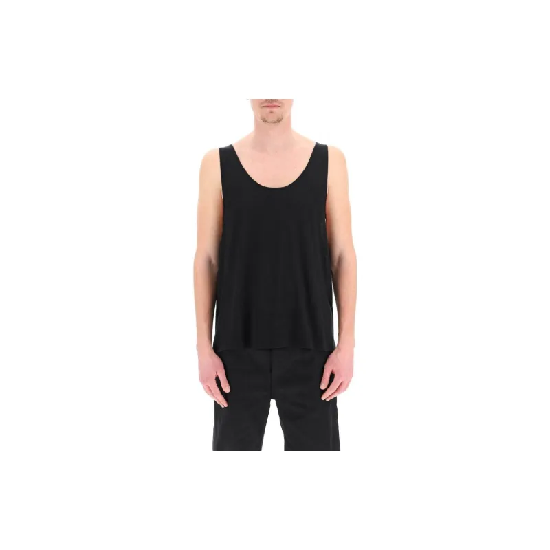 SAINT LAURENT Tank Tops Men Black-1