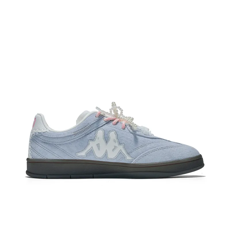 Kappa Tifo Anti Slip Wear Resistant Low Top Skateboard Shoes Women's Blue-1