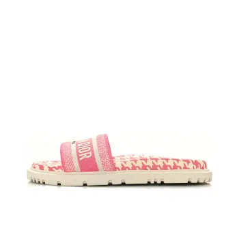 DIOR Women's DWay Slide 'Houndstooth   Peony'