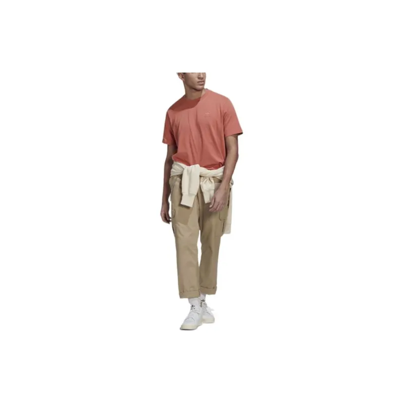 Adidas Originals T Shirt Men's Red Brown-1
