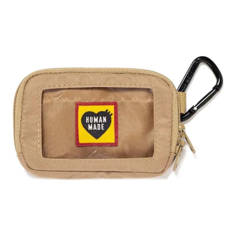 HUMAN MADE Nylon Card Holder Regular Unisex Beige-1