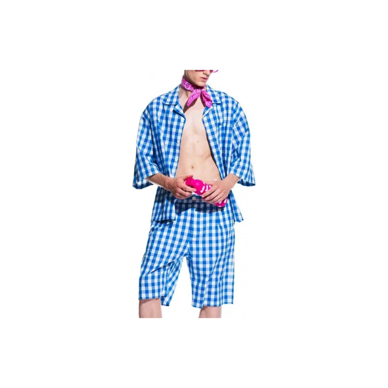 Barbie X ZARA X Barbie Co-brand Shirts Men Blue-2