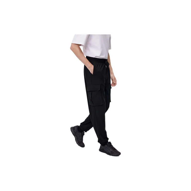 Hush Puppies Casual Pants Men's Black-2