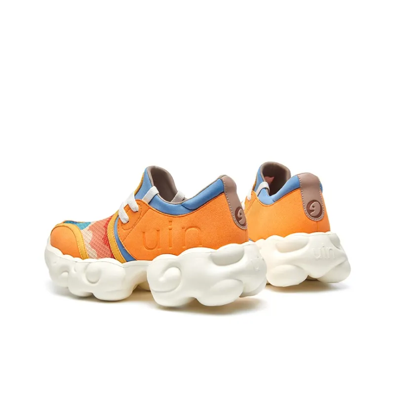 U.IN Painted Travel Cloud Collection Low Top Chunky Sneakers Women's-92