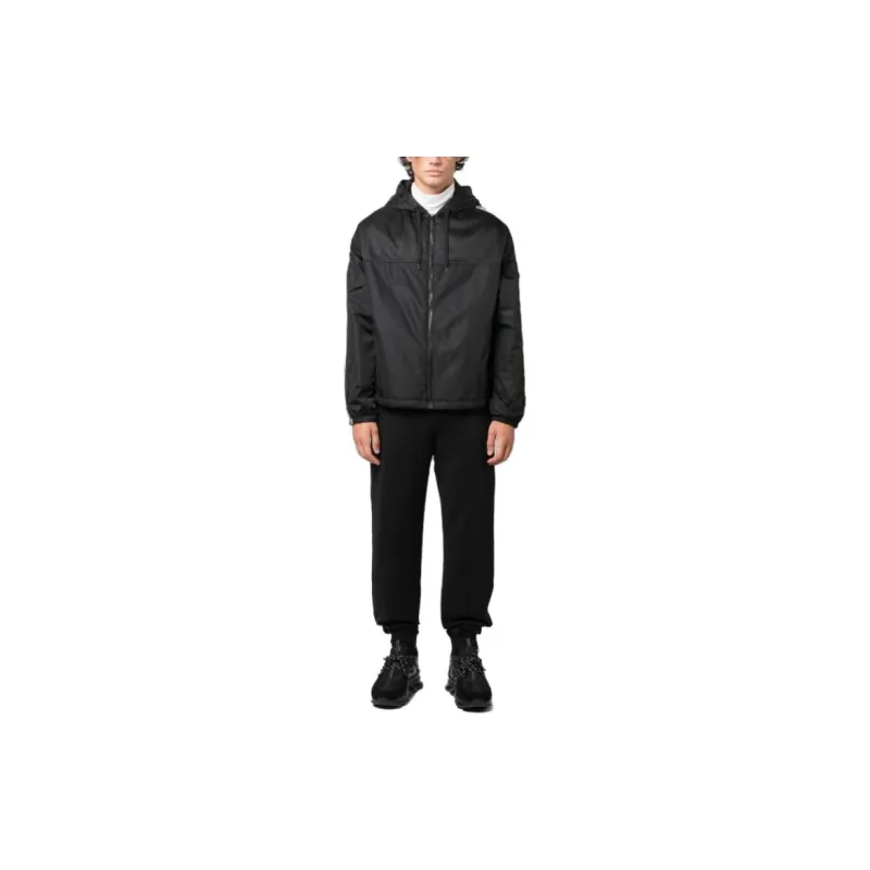 VERSACE Zip Up Drawstring Hooded Jacket-2