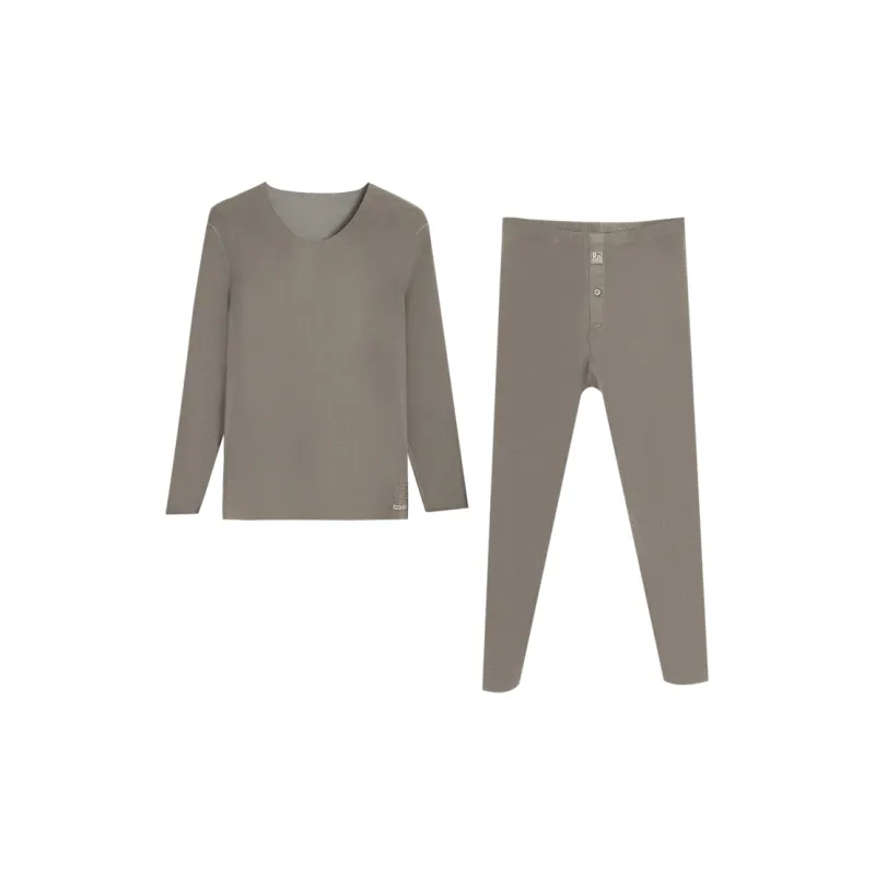 Red bean Men Thermal Sets-3