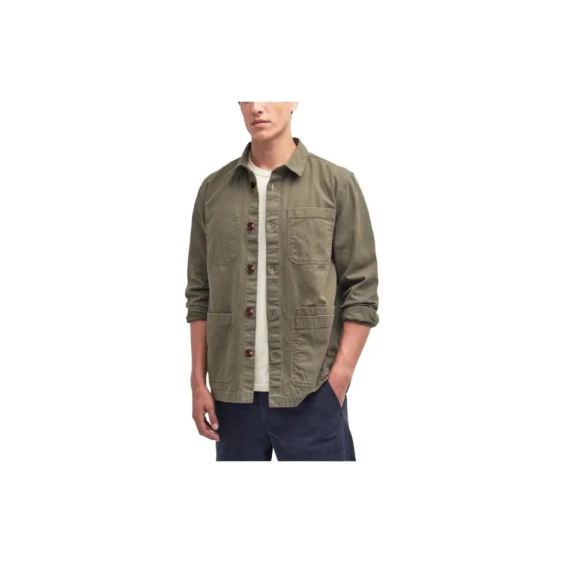 BARBOUR Chesterwood Overshirt Shirt Men's Green-1