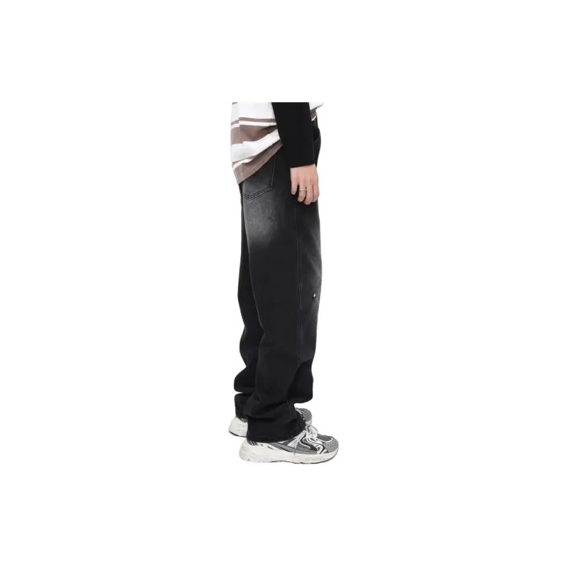Voguo Relay Jeans Unisex Black Gray-3