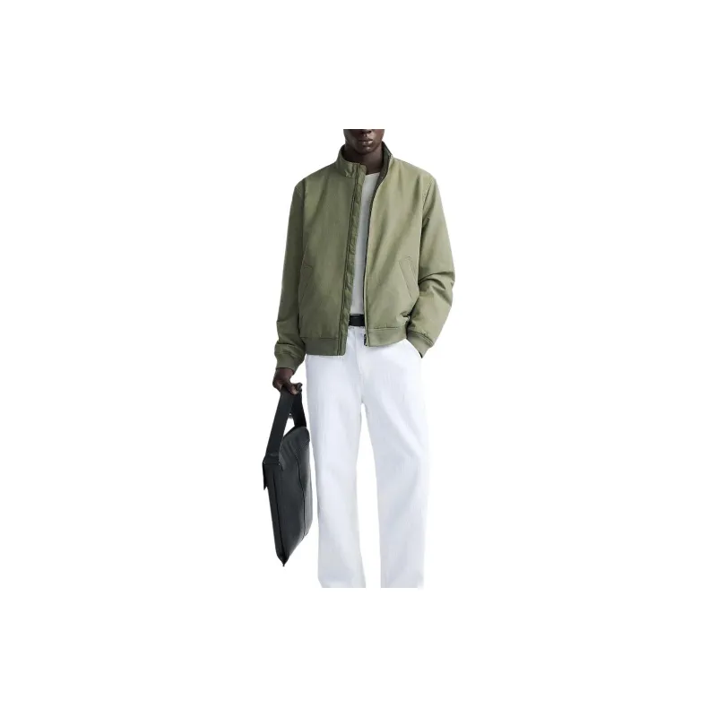 ZARA Jackets & Coats Men's Khaki-2