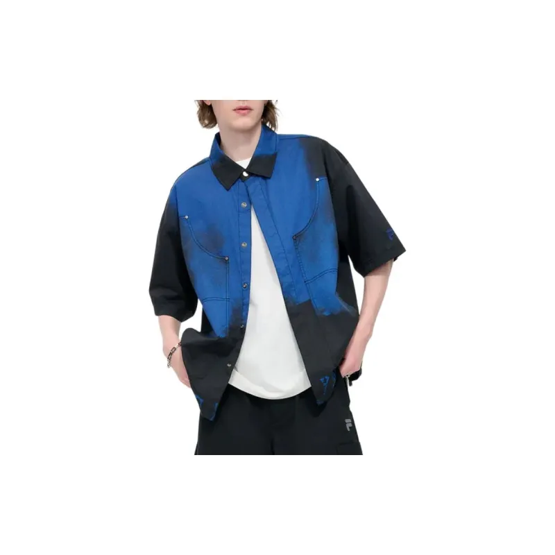 FILA FUSION Shirt Men's Anaya Blue-3