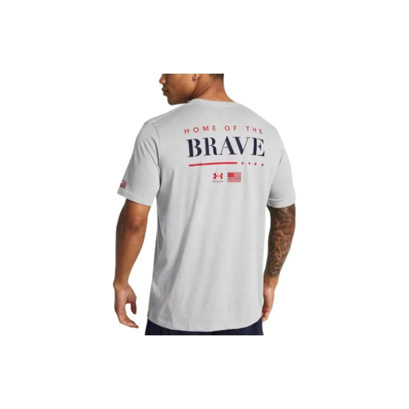 Under Armour Freedom Veterans Day T-Shirt Men's Modern Gray-3