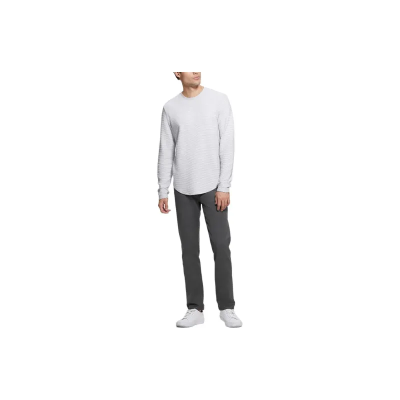 GUESS SS24 Colima Striped Tee T-Shirt Men's White-1