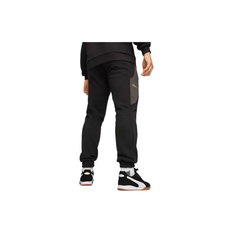 PUMA King Pro SS24 Football Sweatpants Knitted Sweatpants Men's Black Gray-3