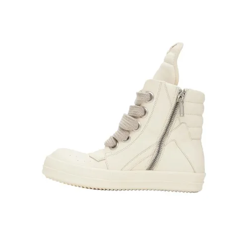 RICK OWENS Lido Geobasket Big Lace Milk