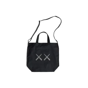 UNIQLO Cotton Shoulder Bag Crossbody Bag Handbag Regular Men's Black