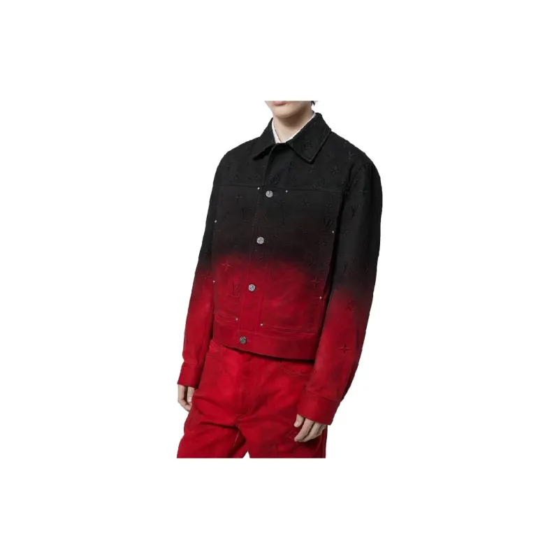 LOUIS VUITTON FW23 Denim Jacket Men's Multicolor-4