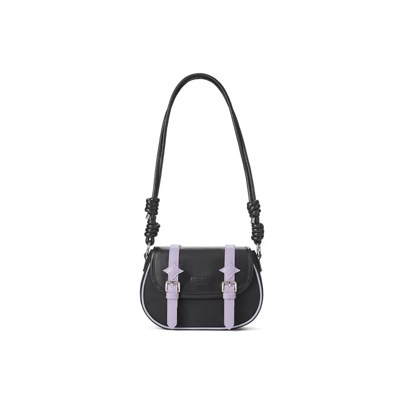 MR.ACE HOMME Polyester Shoulder Bag Women's Sweet Cool Black/Star Silver/Beige White Sand-1