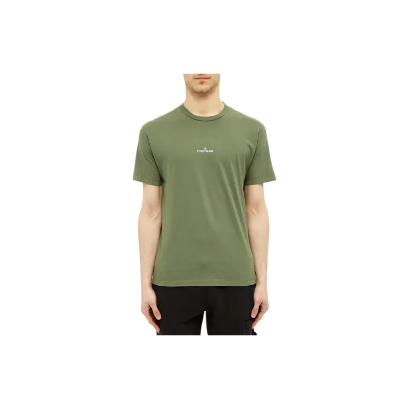 STONE ISLAND T Shirt Men's Olive Green-4