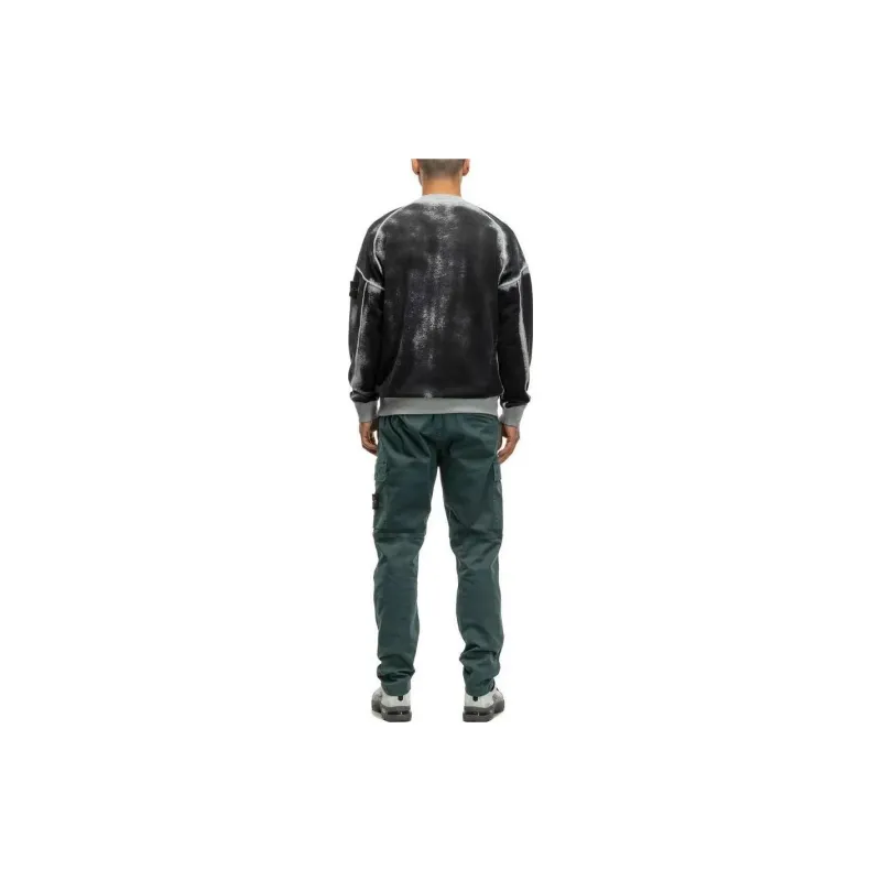 STONE ISLAND STONE ISLAND Hand Sprayed Sweatshirts Men Sky Color-6