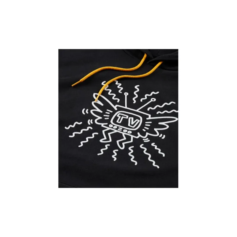 Converse x Keith Haring Sweatshirt Unisex Black-3