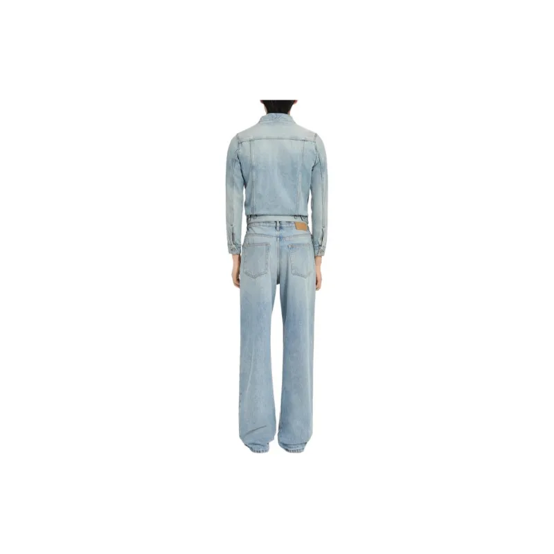 MM6 Maison Margiela Distressed effect Straight leg Jeans-3