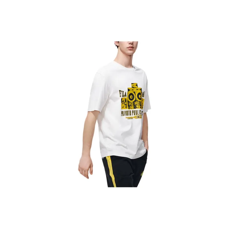 FILA x Maison Mihara Yasuhiro T Shirt Men's Coconut Milk White-3