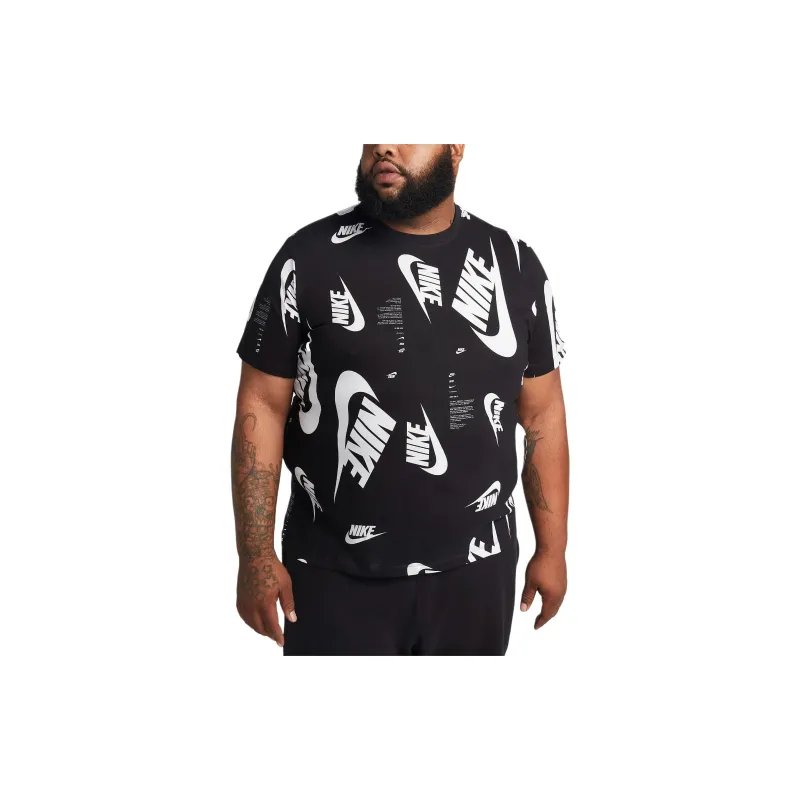 Nike T-Shirts Men Black-4