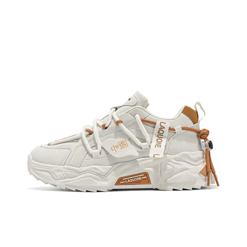 Yalu Fashion Chinese Fashion Trend Anti Slip And Wear Resistant Height Increasing Low Top Chunky Sneakers Men's-7