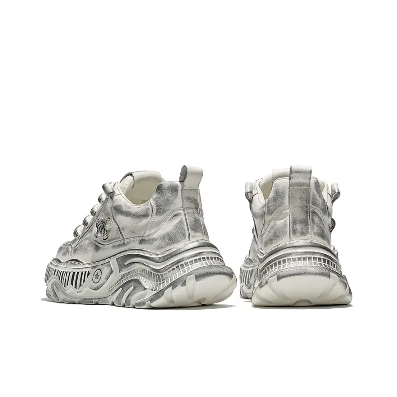 MOERBAI Original Machine Series Wear-Resistant Support Height Increasing Low-Top Casual Shoes Unisex-3