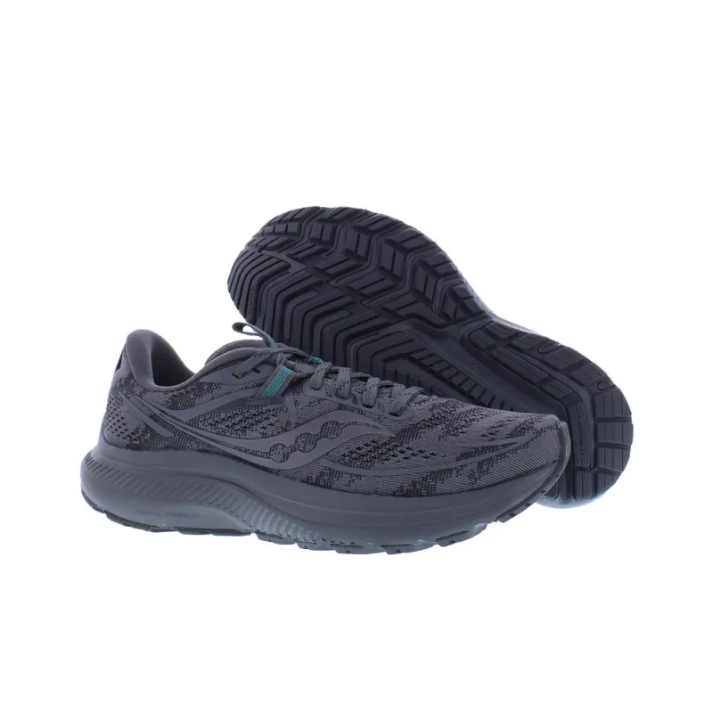 Saucony Omni 21 Slip Resistant Low Top Running Shoes Women's Gray-3