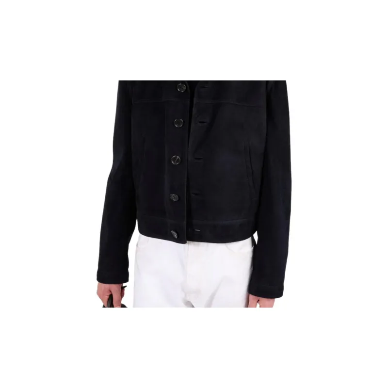 PRADA SS24 Jackets Coats Unisex Marine Blue-5