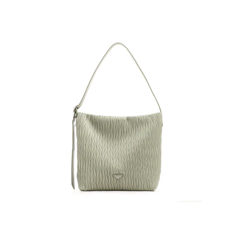 RED DRAGONFLY PU Handbag, Shoulder Bag Regular Women's Light Gray Green-1