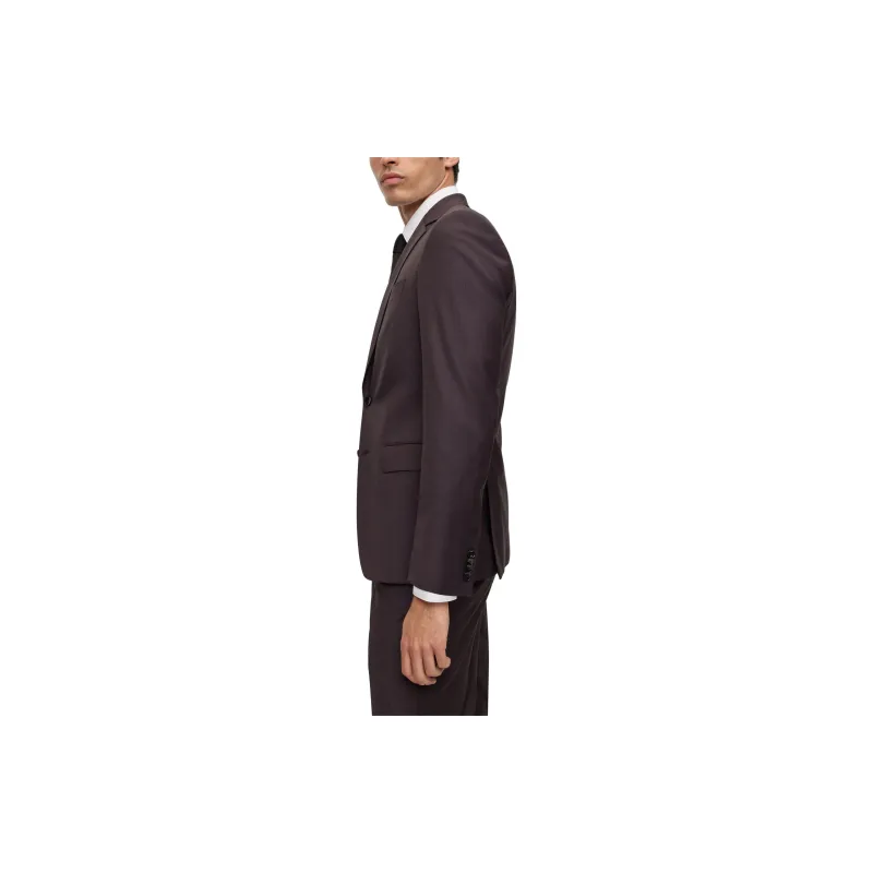 HUGO BOSS Business Suits Men Deep Red-5