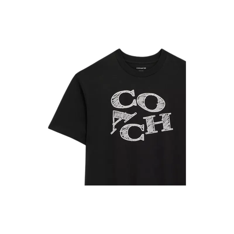 COACH T Shirts Men Black-2