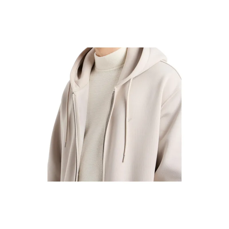 EMPORIO ARMANI Lyocell blend Jersey Hooded Sweatshirt With Zip-4