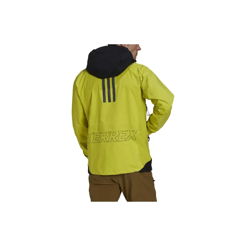 Adidas Terrex Jackets Men Green Yellow-3