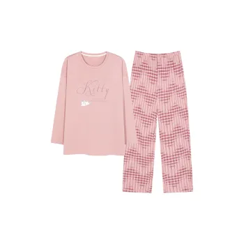 Mulong Family Pajama Set Women's Pink