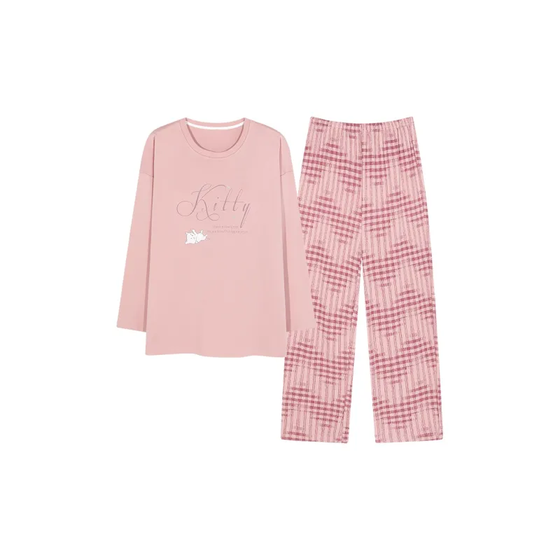 Mulong Family Pajama Set Women's Pink-0