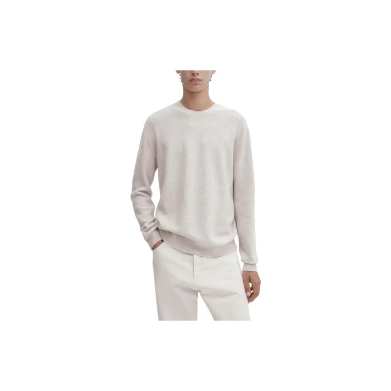 Massimo Dutti Cashmere Sweaters Men Gray-2